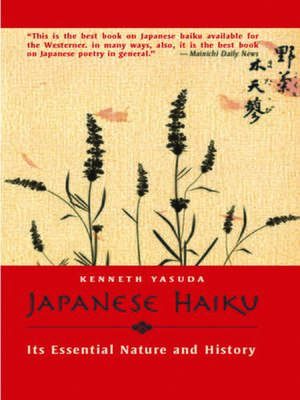 cover image of Japanese Haiku